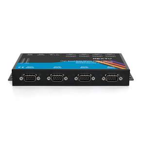 NEXTU 얼리브 산업용 4포트 RS232 422 485 to LAN 이더넷 시리얼 컨버터 ZFEC232485
