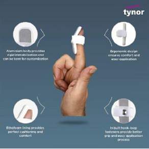 Tynor F-05 Mallet Finger Splint Universal, 1세트, 1회분