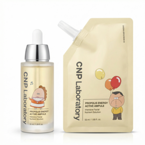 [100ml 대용량기획] CNP 차앤박 프로폴리스 에너지 액티브 앰플 본품+리필