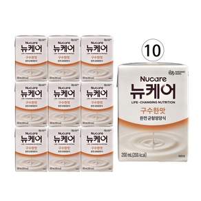 *마시기 좋-은 빨대형* (10팩!!) 부모님 건강을 위한 영양식 뉴케어 구수한맛 (200mlX10개)