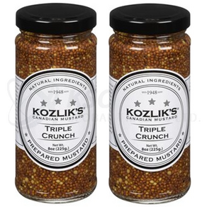 코즐릭스 트리플 크런치 머스타드 250ml 캐나다 홀그레인 머스타드 Kozlik's Triple Crunch Mustard