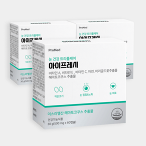 프로메드 아이프레시 루테인 아스타잔틴 비타민 A C E 60캡슐