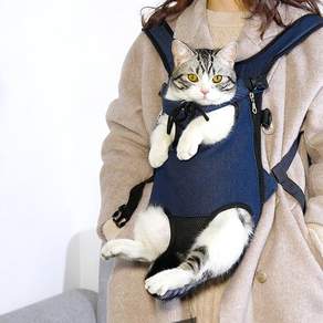 고양이 띠 강아지 가방 이동 가슴 슬링백 포대기 산책
