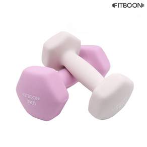 핏분 네오프렌 캔디아령 덤벨 3kg 홈트레이닝 다이어트 미용 여성 아령