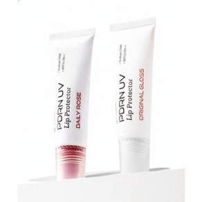 LEADERS COSMETICS [자외선차단 립밤 SPF25 PA++]리더스 PDRN UV 립 프로텍터 (투명/로즈)