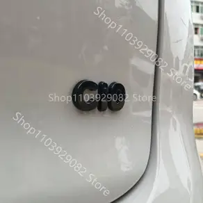 리프전동 C10 C16 C11 B10 블랙 카 엠블럼 레터 스티커 블랙 워리어 외장 개조 액세서리