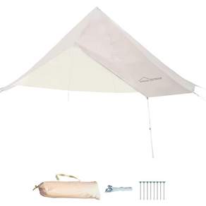 DANCHEL OUTDOOR 타프 그늘막 벨 텐트용 단첼 야외 방수 레인 플라이 스토브 잭 글램핑 기어 유무에 관계없이 4시즌 유르트 텐트 커버 프로텍터 PU5000mm 경량