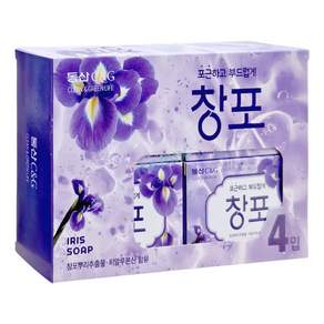 창포비누 90gX 4입 세수 세안 목욕 얼굴 때 샤워 비누