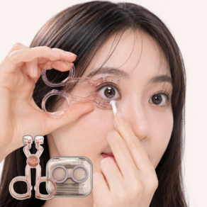 오르벤 렌즈 끼는 도구 아이오프너 세트 콘택트 소프트