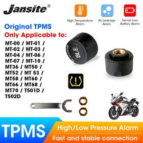 Jansite 오토바이 TPMS 특정 모델용으로 설계된 온도 경고 게이지 모토 타이어 압력 센서 오토바이 액세서