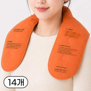 한일 어깨 목 찜질팩 인견사 황토 면 찜질팩