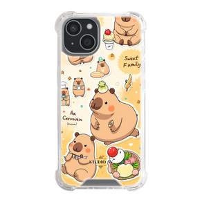 Capybara 그림 맥세이프 핸드폰 케이스 젤리 하드타입