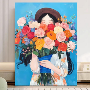 [샵포유] DIY 유화 그림 그리기 세트 (40x50cm)