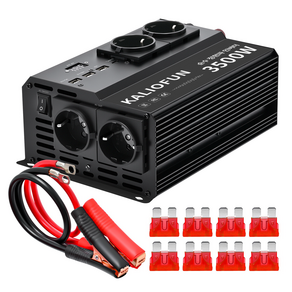 차량용 순수 정현파 인버터 4구 출력 캠핑용 KC인증 12V 220V 60Hz