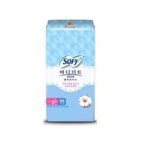 쏘피 천연코튼라이너 일반무향 84P x 8개 1박스 여성용 벌크 대용량