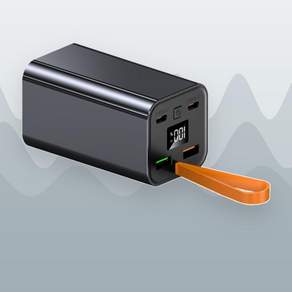 22개 포함 20 000mAh 파워뱅크 케이스 키트.5W 고속 충전 USB C 출력 포트 및 입력 포트 LED 표시등 휴대폰 호환