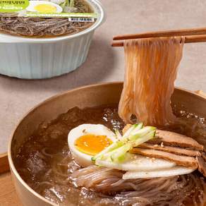 오늘부터 3초 메밀곤약냉면 320g 4개 (1박스) 바로먹는 50kcal 간편식 즉석 모밀 저칼로리 다이어트