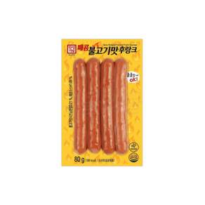 한성 매콤 불고기맛 후랑크 80g (15개) 아이스박스