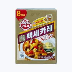 담아두다 오뚜기 백세카레(약간매운맛) 100g x 8