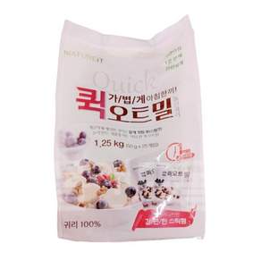 퀵오트밀 눌린귀리 스틱형 1.25kg(25개입)