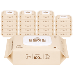 엘븐헤임 도톰한 저자극 엠보싱 100매 물티슈