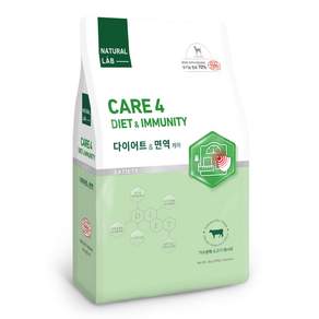 네츄럴랩 강아지 케어 유기농 기능성 사료