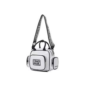 [크랙앤칼] 포켓 컬러블럭 토트백 C263LBG653 WHITE