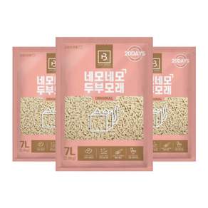브리더랩 네모네모 두부모래 오리지널 7L 고양이