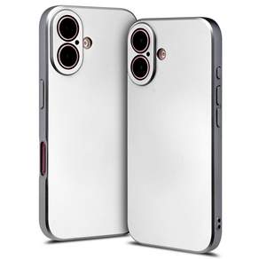 아이폰 무광 실버 매트스킨 지문방지 풀커버 실리콘 핸드폰 케이스