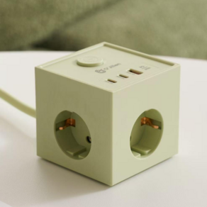 오지렌 고성능 USB C타입 고속충전 고용량 큐브 멀티탭 콘센트