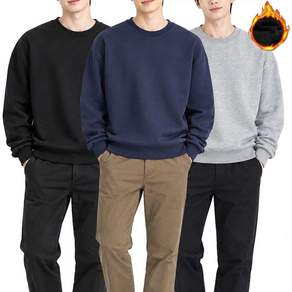 제이케이sp 국산 간절기 겨울 남자 여자 빅사이즈 기모 맨투맨 무지 긴팔티셔츠