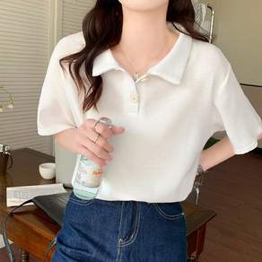 여성반팔 여성 와플짜임 반팔티셔츠 데일리룩 캐주얼룩 꾸안꾸