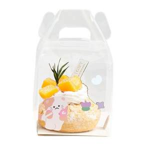 마이크로케이크 상자 미니 한입케이크 포장 50개 세트 5041 3인치 10x10x10cm 사진과 동일