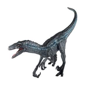 8inch 공룡 모형 액션 피규어 동물 현실적 생물학 Velociraptor 작은 조상 상호 작용하는 책상 장난감 케이크 상품