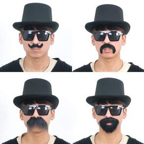 혜문전방 파티분장 콧수염 파티용품 수염소품