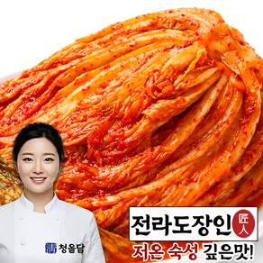 [전통식품인증] 청올담 전라도 저온숙성 국산 묵은지 김치