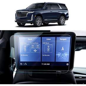 LANTU 2개 세트 유콘 나노 스크린 프로텍터 2023년형 GMC 데날리 10.2인치 차량 내비게이션 터치스크린 보호 필름 Ultimate HD 투명 기포 없음