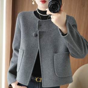 708090 여성용 멀티 코디 숏 정장 후드 자켓