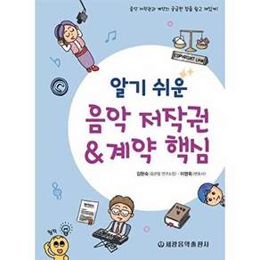 세광음악출판사 알기 쉬운 음악 저작권계약 핵심 - 저작권과 계약의 궁금한 점을 쉽고 재밌게!