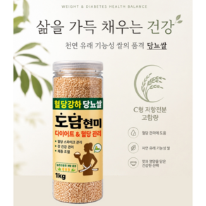 농촌진흥청 개발 품종 저항전분 도담쌀 혈당강하 당뇨쌀 다이어트 혈당관리 천연 유래 저항전분 기능성 쌀 1kg