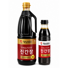청정원 햇살담은 진간장 골드 1.7L+500ml(증정용)