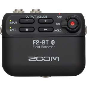줌 F2-BT 블루투스 필드 레코더 라발리에 핀 마이크 ZOOM F2-BT
