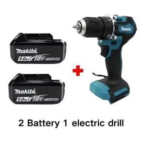 가정용 무선전동드릴 전기드릴 세트 100 Makita DDF487 ddf487 18V 스크루 드라이버 브러시리스 전기 드릴 장식 팀 전동 공구 배터리의 임팩트
