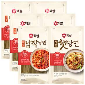 백설 납작당면300g+자른햇당면300g 세트