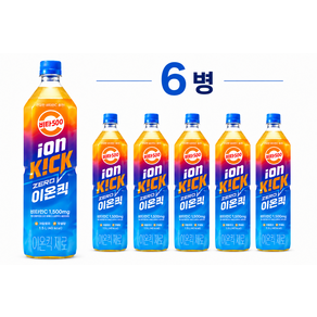 비타500 이온킥 제로 음료 1.5L 6개
