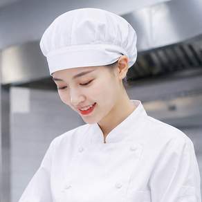 조리모자 화이트 요리모자 주방 위생 조리모