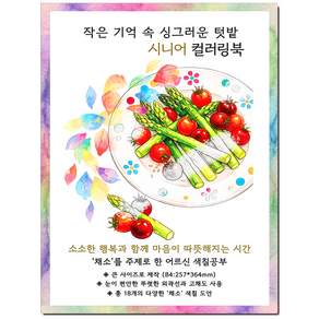 그림빛 어르신 색칠공부 색칠도안 치매예방 시니어 컬러링북 인지향상