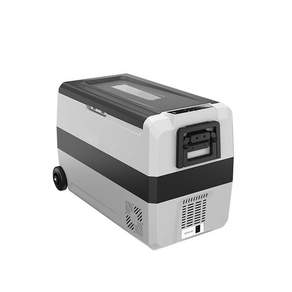 알피쿨 T 시리즈 차량용 냉장고 가정용 어댑터 포함, 블랙 + 그레이, 50L