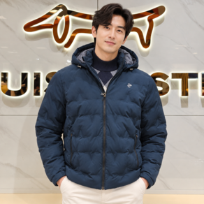 루이까스텔 [26년 겨울 신상품 최저가] 남성 심리스 후드탈착 중량다운점퍼 9/MO/JP/0031/BC