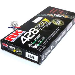 헌터커브125 ct125 428 RK 체인 탄소강 금장 체인